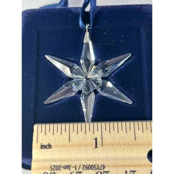Swarovski 2005 Little Star Ornament w/ Box & Certificate Crystal Holiday Star - Picture 3 of 4